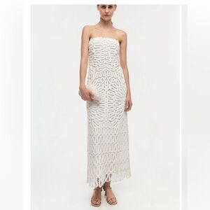Simkhai Elise Dress in white